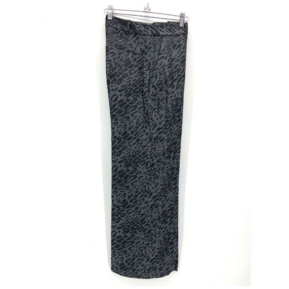 Equipment Arwen Pants Womens 2 Leopard Print Grey Silk‎ Wide Leg Preppy Mob Wife - Picture 8 of 13